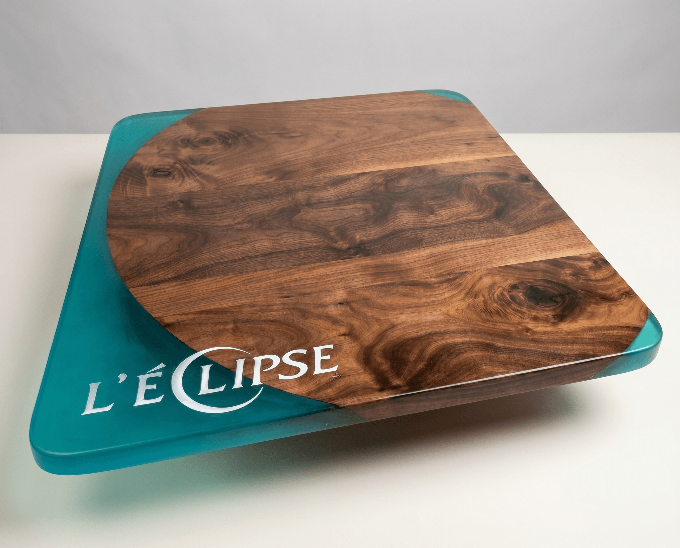 Resin and Walnut Table Experiments image 8