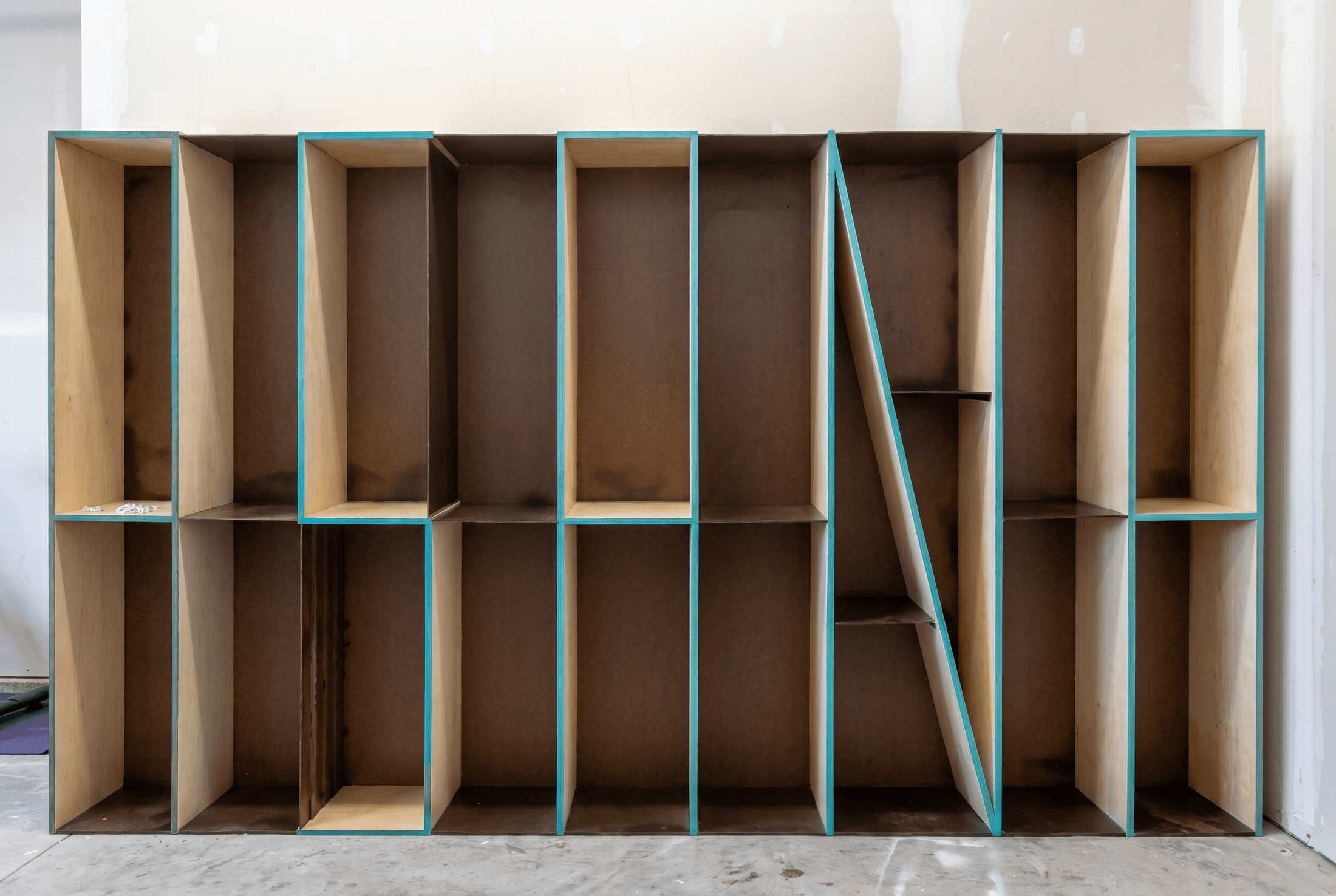 Hot Yoga Cubby Shelving